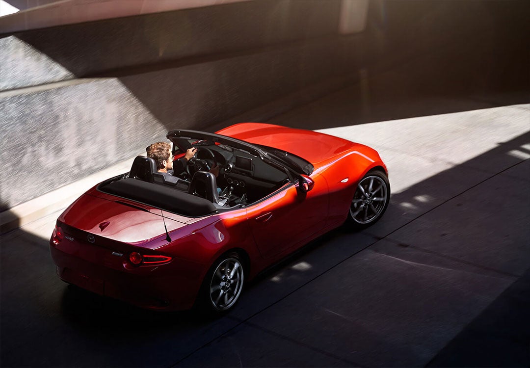 Mazda Certified Pre-Owned vehicle on the road