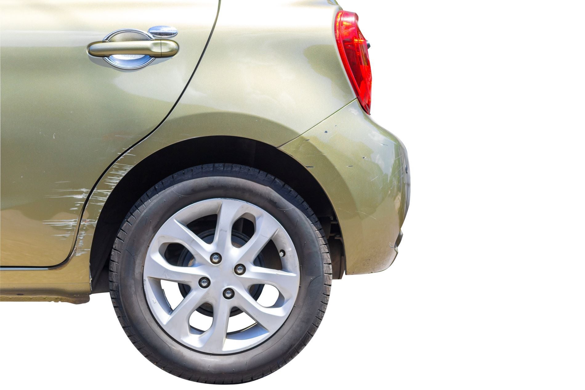 Car paint Scratches cutting through the clear coat,With a deep scratch like this penetrate the protective layer of a clear coat.