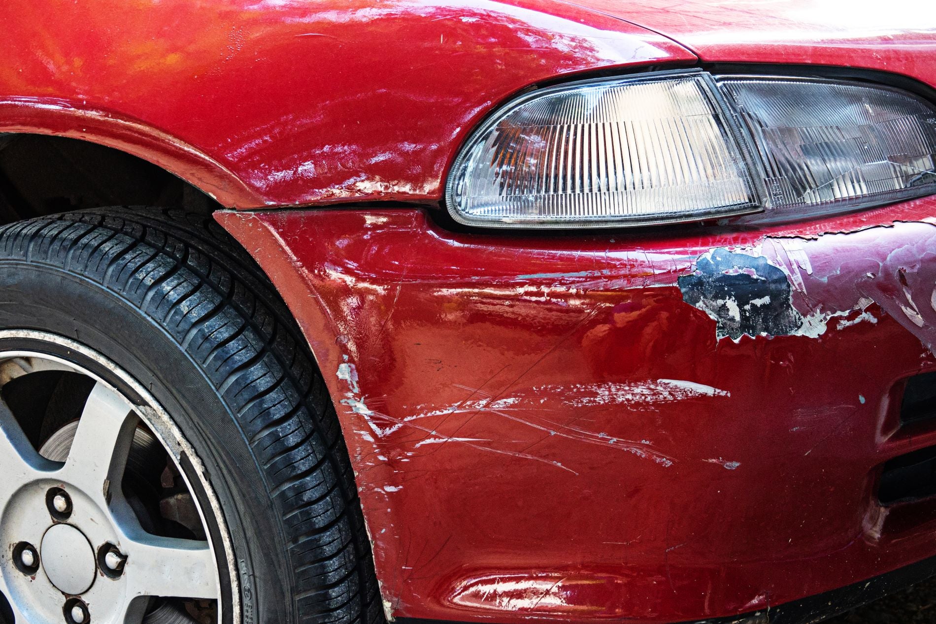Deep scratches are harder to repair than surface scratches, it will take a lot more than touch up paint to fix these car scratches.